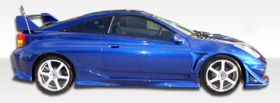 2000-2005 Toyota Celica Duraflex Vader SE Side Skirts Rocker Panels - 2PC - 1002