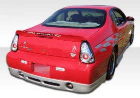 2000-2005 Chevy Monte Carlo Duraflex Racer Rear Lip Under Spoiler Air Dam - 1PC 