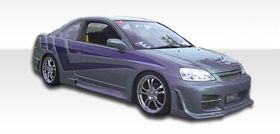 2001-2005 Honda Civic 2DR Duraflex R34 Side Skirts Rocker Panels - 2PC - 100240