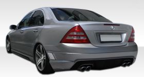 2001-2007 Mercedes C Class 4dr Sedan W203 Duraflex W-1 Rear Bumper Cover - 1PC -