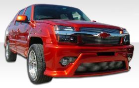 2002-2006 Chevy Avalanche (w/ cladding) Duraflex Platinum Front Bumper Cover - 1