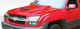2002-2006 Chevy Avalanche (with cladding) Duraflex Ram Air Hood - 1PC - 103027
