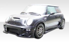 2002-2006 Mini Cooper Duraflex Vader Side Skirts Rocker Panels - 2PC - 100362