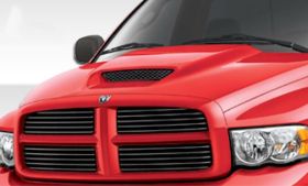 2002-2008 Dodge Ram 1500 / 2003-2009 Dodge Ram 2500 3500 Duraflex SRT Look Hood 