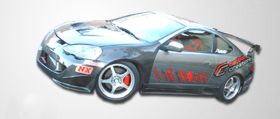 2002-2006 Acura RSX Duraflex Type M Side Skirts Rocker Panels - 2PC - 100311