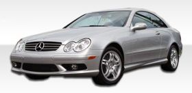 2003-2009 Mercedes CLK W209 Duraflex AMG Look Side Skirts Rocker Panels - 2PC - 