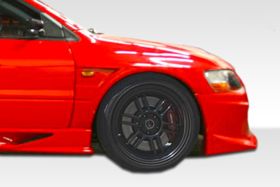 2003-2006 Mitsubishi Lancer Evolution 8 9 Duraflex VT-X Wide Body Front Fenders 