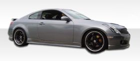 2003-2007 Infiniti G Coupe G35 Duraflex GT Competition Side Skirts Rocker Panels