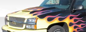 2002-2006 Chevy Avalanche (w / o cladding) 2003-2005 Silverado Duraflex Ram Air 