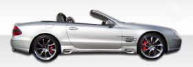 2003-2012 Mercedes SL Class R230 Duraflex LR-S Side Skirts Rocker Panels - 2PC -