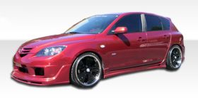 2004-2009 Mazda 3 Duraflex K-1 Side Skirts Rocker Panels - 2PC - 103161