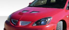 2004-2007 Mitsubishi Lancer Duraflex Evo Hood - 1PC - 104189