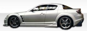 2004-2011 Mazda RX-8 Duraflex Vader Side Skirts Rocker Panels - 2PC - 100591
