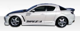 2004-2011 Mazda RX-8 Duraflex Velocity Side Skirts Rocker Panels - 2PC - 102300