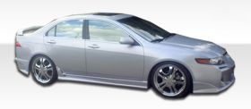 2004-2008 Acura TSX Duraflex Raven Side Skirts Rocker Panels - 2PC - 100547