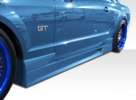 2005-2014 Ford Mustang Duraflex GT Concept Side Skirts Rocker Panels - 2PC - 103