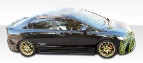 2006-2011 Honda Civic 4DR Duraflex B-2 Side Skirts Rocker Panels - 2PC - 103519
