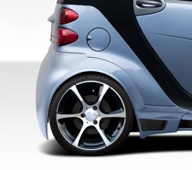 2008-2016 Smart ForTwo Duraflex GT300 Wide Body Rear Fenders - 2PC - 107844