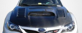 2008-2012 Subaru WRX & STi Duraflex GT Concept Hood - 104656