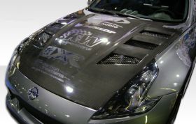2009-2016 Nissan 370Z Duraflex Circuit Hood - 1PC - 105851