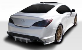 2010-2016 Hyundai Genesis 2DR Duraflex TP-R Rear Lip Under Spoiler Air Dam with 