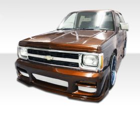 1982-1993 Chevy S-10 Blazer GMC Jimmy Duraflex R34 Front Bumper Cover - 1PC - 10