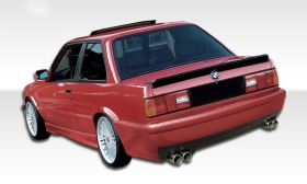 1984-1991 BMW 3 Series E30 2DR 4DR Duraflex CSL Look Rear Bumper Cover - 1PC - 1