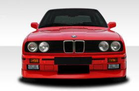 1984-1991 BMW 3 Series E30 2DR 4DR Duraflex Evo Look Front Bumper Cover - 1PC - 