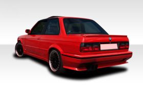 1984-1991 BMW 3 Series E30 2DR 4DR Duraflex Evo Look Rear Bumper Cover - 1PC - 1