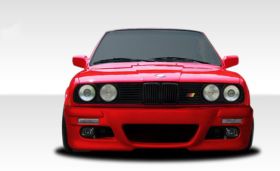 1984-1991 BMW 3 Series E30 2DR 4DR Duraflex M3 Look (E46 Look) Front Bumper Cove