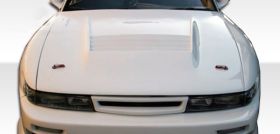 1989-1994 Nissan Silvia S13 Duraflex D-1 Hood - 1PC - 104236