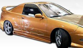 1994-2001 Acura Integra 2DR Duraflex Bomber Side Skirts Rocker Panels - 2PC - 10