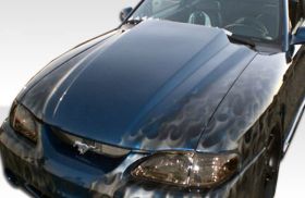 1994-1998 Ford Mustang Duraflex Cowl Hood - 1PC - 102255