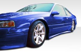 1996-1997 Ford Thunderbird Mercury Cougar Duraflex Racer Side Skirts Rocker Pane