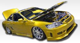 1998-2002 Honda Accord 2DR Duraflex Spyder Side Skirts Rocker Panels - 2PC - 101