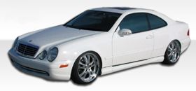 1998-2002 Mercedes CLK W208 Duraflex AMG Look Side Skirts Rocker Panels - 2PC - 
