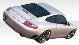 1999-2004 Porsche 996 C2 C4 Duraflex Turbo Look Rear Bumper Cover - 1PC - 107076