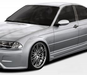 1999-2005 BMW 3 Series E46 4DR Duraflex I-Design Wide Body Front Fender Flares -