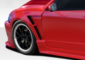 1999-2004 Ford Mustang Duraflex CBR500 Wide Body Front Fenders - 2PC - 107583