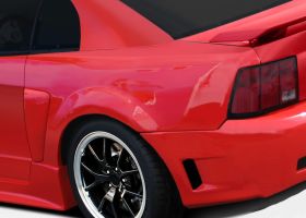 1999-2004 Ford Mustang Duraflex CBR500 Wide Body Rear Fender Flares - 2PC - 1075