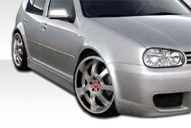 1999-2005 VW Golf 4DR Duraflex R32 Side Skirts Rocker Panels - 2PC - 102183