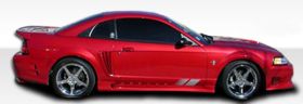 1999-2004 Ford Mustang Duraflex Colt Side Skirts Rocker Panels - 2PC - 102080