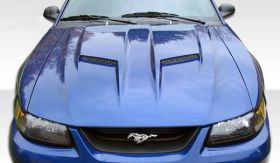 1999-2004 Ford Mustang Duraflex Mach 2 Hood - 1PC - 104772