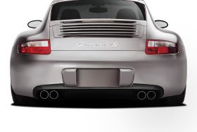 2005-2008 Porsche 911 Carrera 997 Carrera Carbon AF-1 Rear Diffuser (CFP) 1PC - 108521