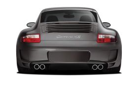 2005-2008 Porsche 911 Carrera 997 Carrera AF-1 Rear Bumper Cover (will only fit c4/c4s) (GFK) 1PC - 108530