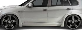 2010-2013 BMW X5M E70 AF-1 Wide Body Side Skirts (GFK) 2PC - 108741