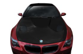 2004-2010 BMW 6 Series M6 E63 E64 Carbon AF-1 Hood (CFP) 1PC - 109741