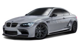2008-2013 BMW M3 E92 2DR Coupe AF-5 Wide Body Body Kit (GFK) 9PC - 113112