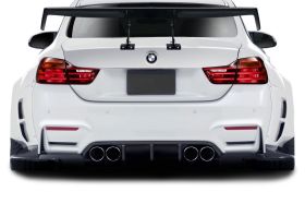 2014-2019 BMW 4 Series F32 AF-1 Wide Body Rear Diffuser 4PC (GFK) (Must be used with Couture M4 Look Rear Bumper) - 113585