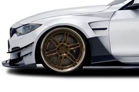 2014-2019 BMW 4 Series F32 AF-1 Wide Body Front Fenders 6PC (GFK) - 113586